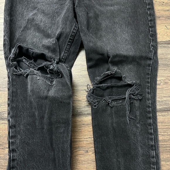 Black Zara straight leg jeans #straightlegjeans - Picture 4 of 5